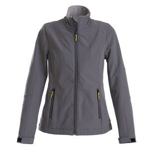 Printer Womens/Ladies Trial Soft Shell Jacket / Steel Grey